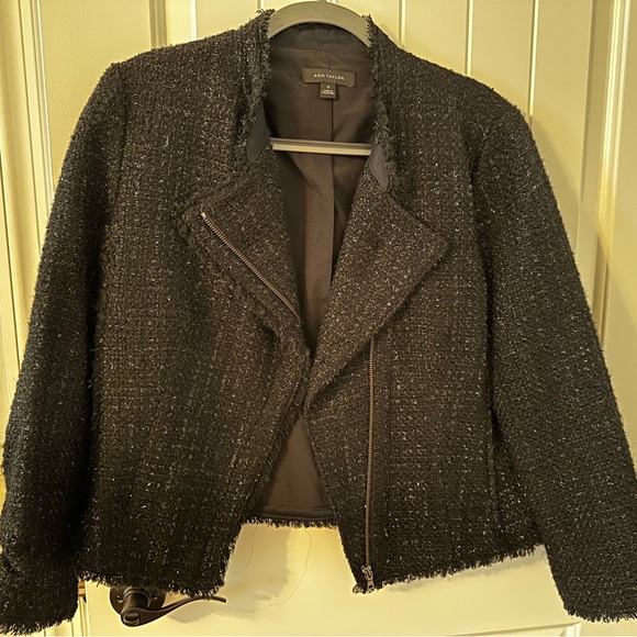 Ann Taylor Black Blazer Professional Suit Jacket